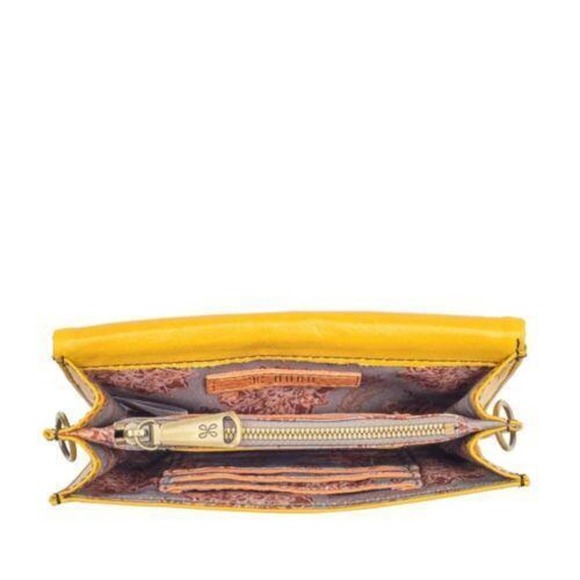 nwt HOBO INTERNATIONAL Jetty Leather Shoulder Bag in Sunflower Yellow - Picture 4 of 4